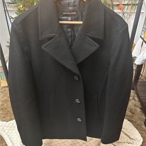 Michael Kors Classic Black Pea Coat